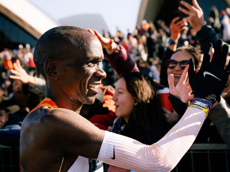 Korir and Kipchoge lead the NN Running Team challenge in Sydney